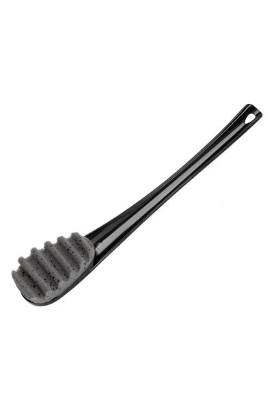 OEM Bath Sponge with Black Gray Handle 45cm
