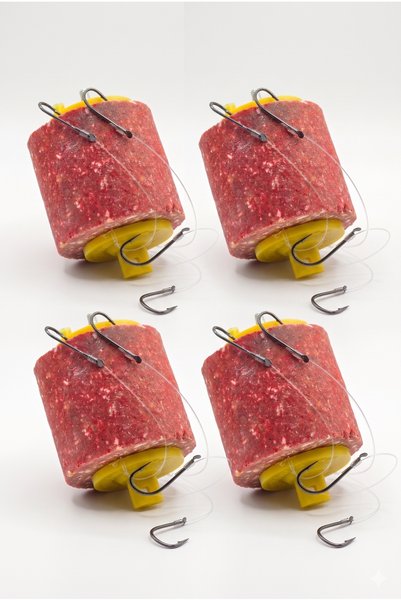 tacklegear Küspeli Sazan Dip Takımı 4 İğneli 4 Adet