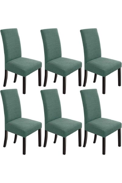 Generic Cover for Dining Chairs Set of 6 Slip Covers for a Dining Chair Kitch...