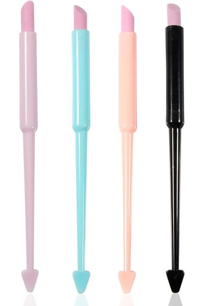 TERRIFI Pumice Stone Nail File and Cuticle Remover Stick Set for Professional...