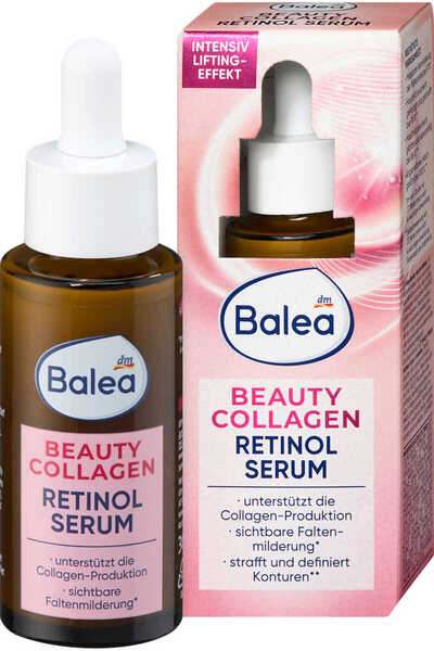 BALEA Ser de față cu retinol și peptide, 30 ml