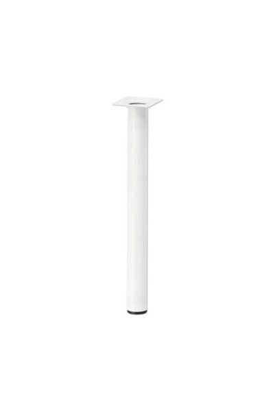 OEM Tarrox στρογγυλό πόδι επίπλου Ø30x600 χιλ., λευκό