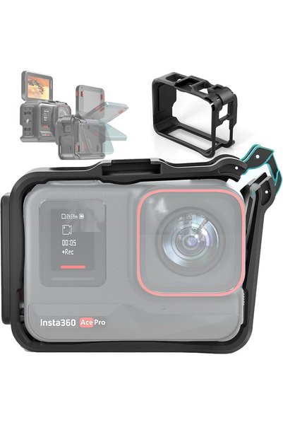 Bukela Action Camera Frame Cage for Ace Pro 2/Ace Pro, Horizontal & Vertical ...