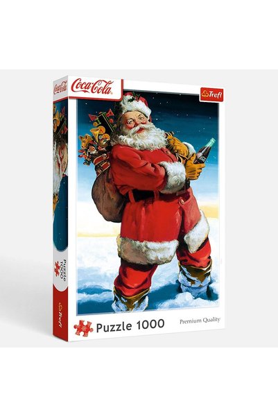 OEM Puzzle de Craciun Vintage Mos Craciun Coca-Cola (1000 Piese) - Trefl