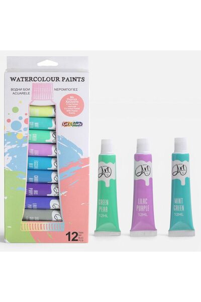 OEM Watercolor Set Pastel Colors 12ml - 12pcs