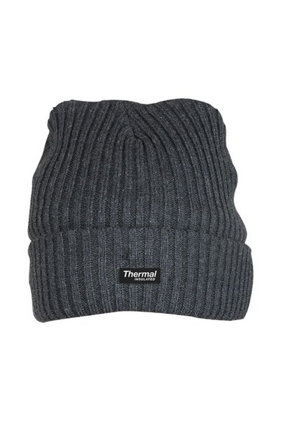 ardon Fes de protecție Edwin din material acrilic gri căptușit cu fleece, măr...