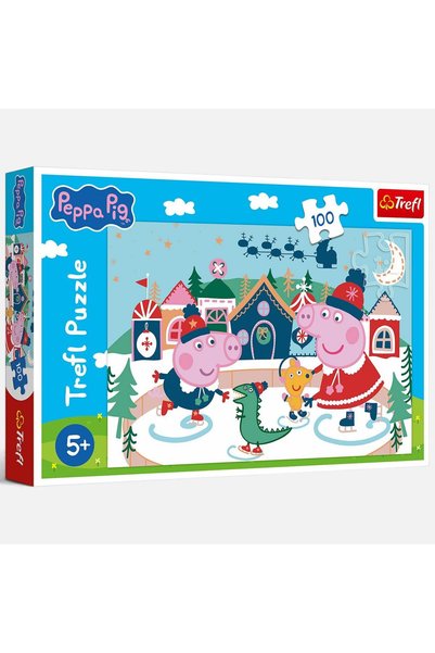 OEM Παζλ Peppa Pig και ο Γιώργος στον πάγο (100 κομμάτια) - Trefl