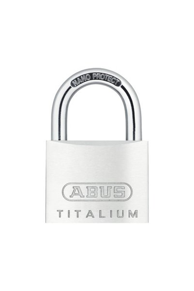 OEM Λουκέτο αλουμινίου Abus Titalium 45mm, άγκιστρο Ø7mm, 2 κλειδιά