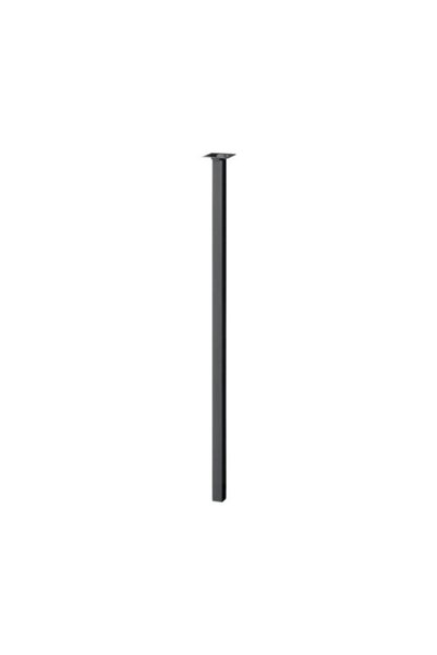 OEM Tarrox τετράγωνο πόδι τραπεζιού 25x25x800 χιλ., μαύρο