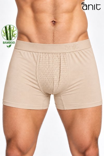 yula store Anıt 6 Pieces Lycra Breathable Special Textured Bamboo Men's Boxer...