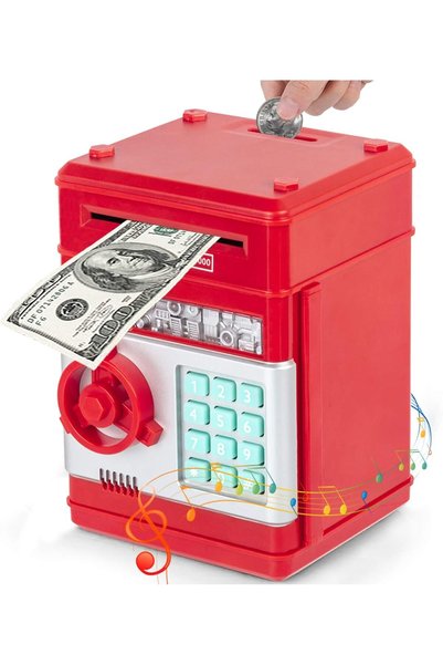 Generic Piggy Bank for Kids, Electronic Password Piggy Bank ATM Money Box Toy...