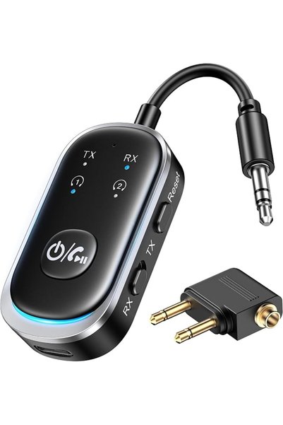 LENCENT Bluetooth 6.0 Transmitter and Receiver 2 in 1 Airplane