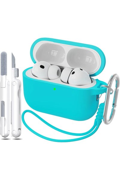 Generic غطاء حماية لسماعات AirPods Pro الجيل الثالث، غلاف سيليكون ناعم مضاد ل...