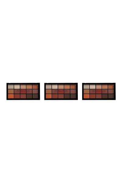 Revolution Pachet de 3: Paleta de farduri de ochi Reloaded Iconic Fever