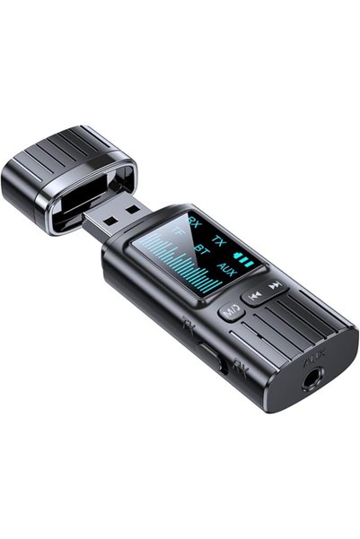 SWIUKPHE جهاز إرسال واستقبال بلوتوث 5.4، 2 في 1 - محول صوت لاسلكي صغير USB، و...