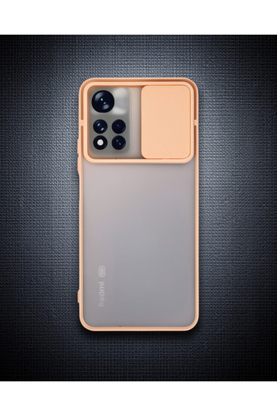teknodayım Xiaomi Redmi Note 11t Case Palm Frosted Camera Sliding Silicone - ...