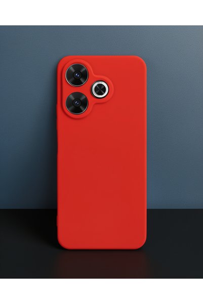teknodayım Xiaomi Redmi 13 4g Case First Silicone - Red