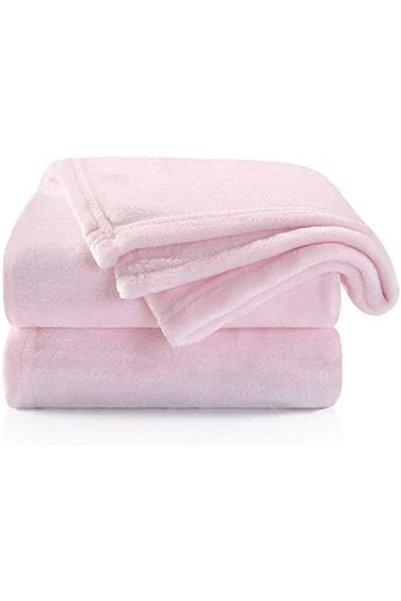 Generic Baby Fleece Blanket 30x40 Inches Pink Throw Blanket Soft and Warm Bab...