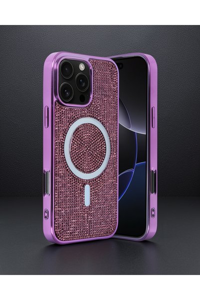 Generic Brand غطاء جوكو لهاتف آيفون 16 برو من هيلين ماجسيف - بنفسجي غامق