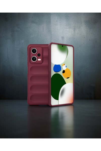 teknodayım Xiaomi Poco X5 5g Case Optimum Silicone - Claret Red