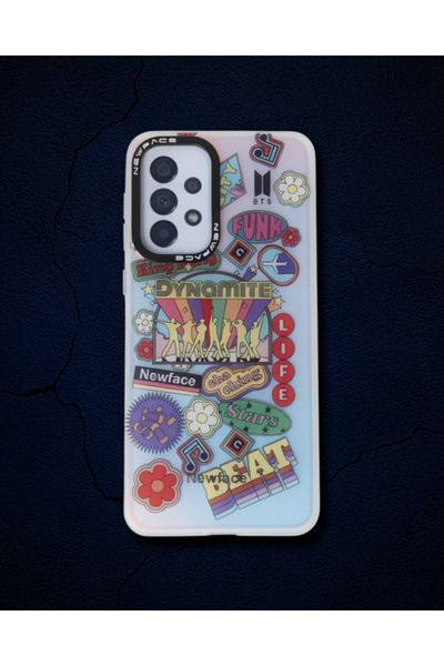 teknodayım Samsung Galaxy A33 5g Case Estoril Patterned Cover - Estoril - 14