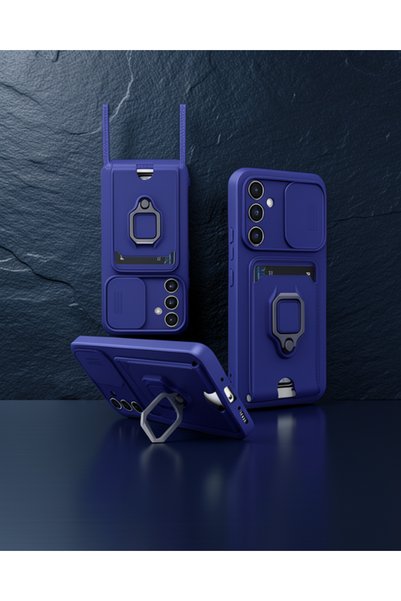 teknodayım Samsung Galaxy A05S Case Zuma Silicone with Business Card Holder a...