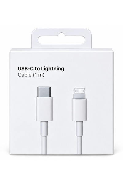 USB-C to Lightning Şarj Kablosu 1 Metre – Beyaz