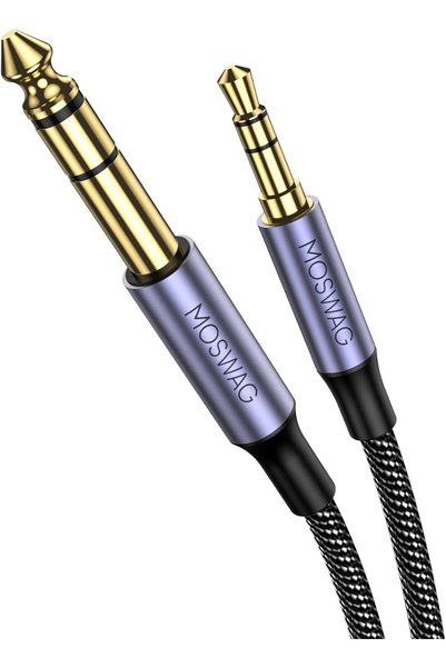 Generic 6.35mm to 3.5mm Headphone Cable,1/4 to 1/8 Headphone Adapter TRS Ster...