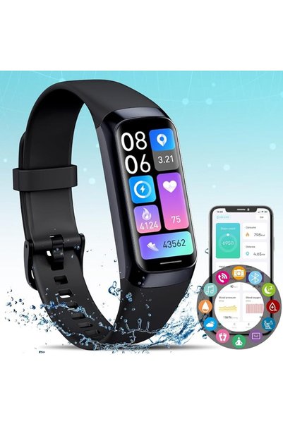 KASTWAVE Smart Watch, Fitness Tracker with Blood Pressure, Heart Rate Sleep M...