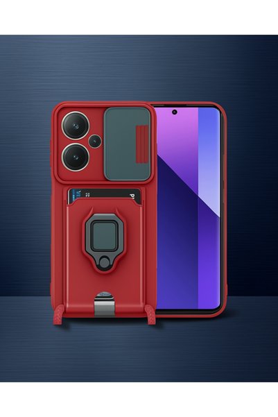 teknodayım Xiaomi Redmi Note 13 Pro Plus Case Zuma Silicone with Business Car...