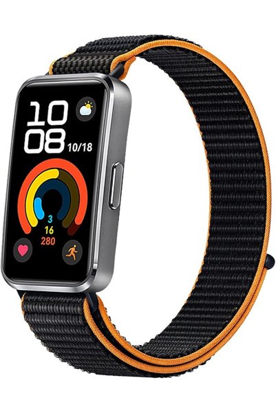GENERAL Compatible with Huawei Band 10/9/8 Nylon Watch Straps Adjustable Hook...