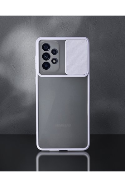 teknodayım Samsung Galaxy A53 5g Case Palm Frosted Camera Sliding Silicone - ...