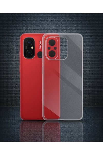 teknodayım Xiaomi Redmi 12C Case Luxury Transparent Silicone