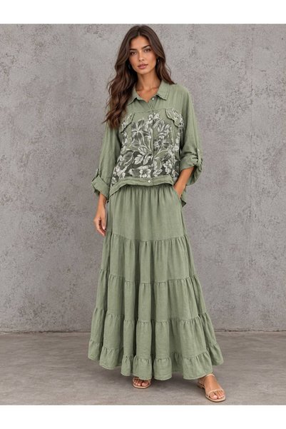 Generic Brand Skirt Set with Jacket