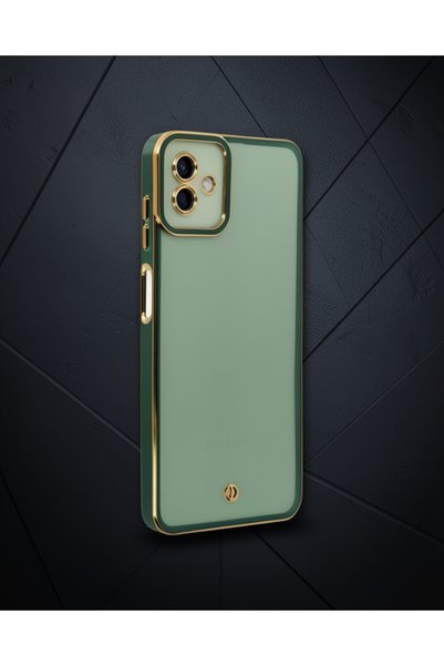 teknodayım Samsung galaxy a04 case liva lens silicone - green