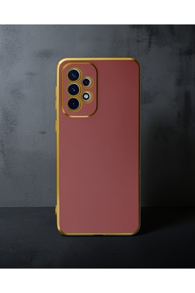 teknodayım Samsung Galaxy A23 4g Case Volet Silicone - Red