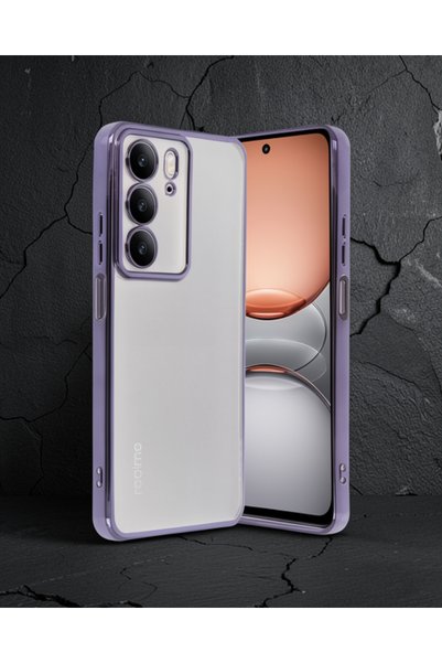 Generic Brand Realme C75 4g Case Razer Lens Silicone - Purple