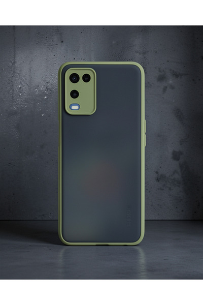 Generic Brand Oppo A54 4g Case Montreal Silicone Cover - Light Green