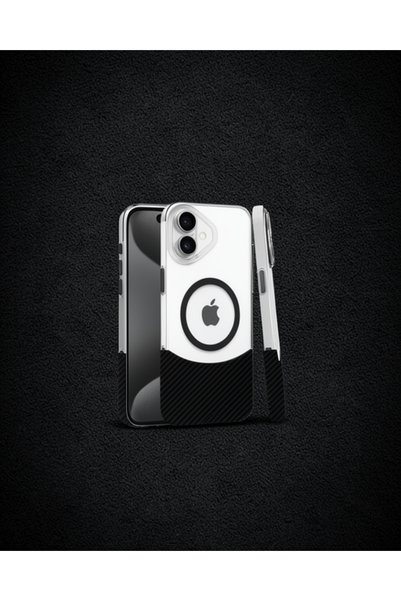 Generic Brand Joko Apple iPhone 16 Plus Carbon Puzzle Magsafe Cover - Black-2
