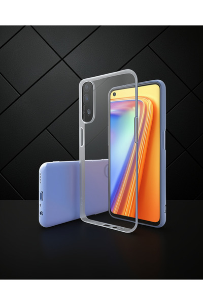 teknodayım Realme 7 Pro Case Luxury Transparent Silicone - Transparent