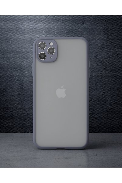 Generic Brand Apple iPhone 12 Pro Max Case Montreal Silicone Cover - Gray