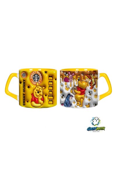 Ghostbastır Design Winnie The Pooh Kupa Bardak | Tek Adet 1176