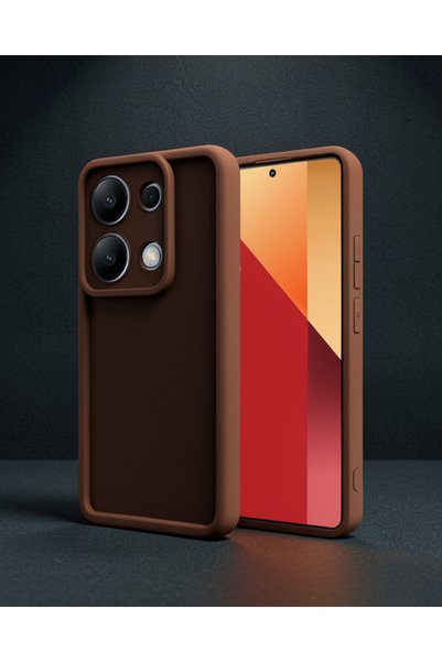 teknodayım Xiaomi Redmi Note 13 Pro 4G Case Viera Silicone - Brown