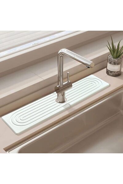 Generic Stone Faucet Mat for Kitchen Sink – 23.6" Diatomite Quick Drying, Sup...