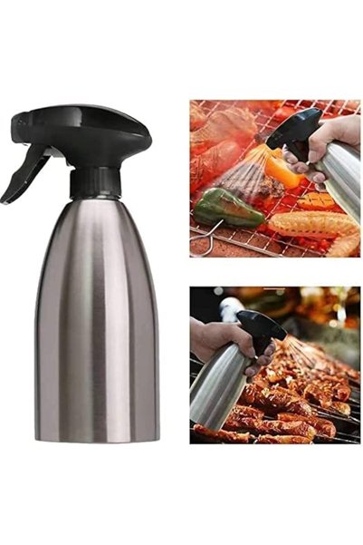 Generic زجاجة رش الزيت، بخاخ زيت الزيتون، بخاخ الخل للمطبخ، زجاجة رش التتبيل ...
