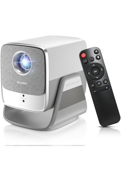 Salange جهاز عرض ذكي X5MAX، بدقة 4K و1080P FHD، يعمل بنظام أندرويد 14، بقوة 6...