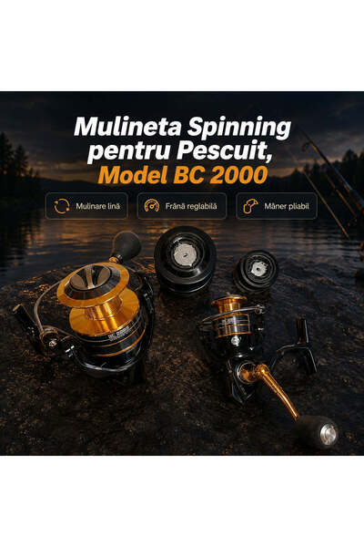 FOXMAG24 Mulineta de spinning, Model BC 2000