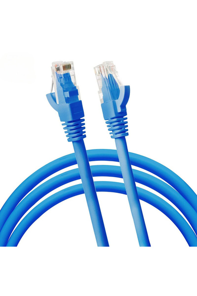 BSN كابل شبكة إيثرنت CAT6 أزرق بطول 2 متر، متوفر بأطوال 1م/2م/3م/5م/10م/50م/1...
