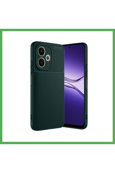 Nur store Çanta A5 Pro 4g Compatible Case Auto Focus Carbon Cover - Dark Gree...