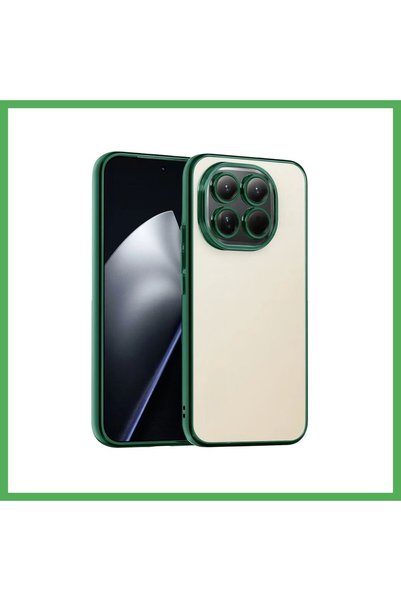 Nur store Çanta عدسة سيليكون متوافقة مع Mi 15T - أخضر BEZOSS